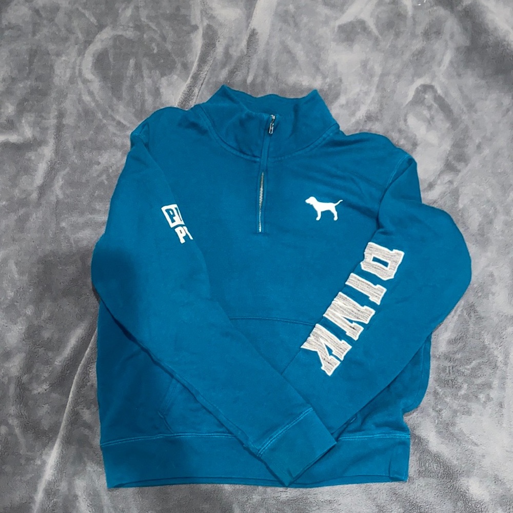 Victorias Secret Pink Quarter Zip